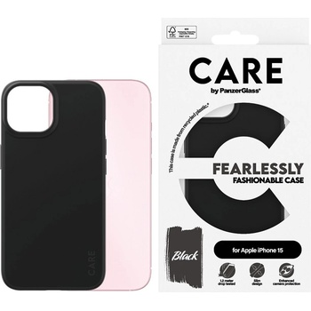 Panzer Калъф CARE - Fashionable, iPhone 15, черен (5715685005640)