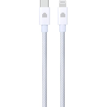 Dviced Cable USB-C to Lightning Nylon Textile 1, 25m - White (DV120006)