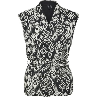 VERO MODA Потник Vero moda Gema Gabi vest - Multicolor (Black / Aop Gema)