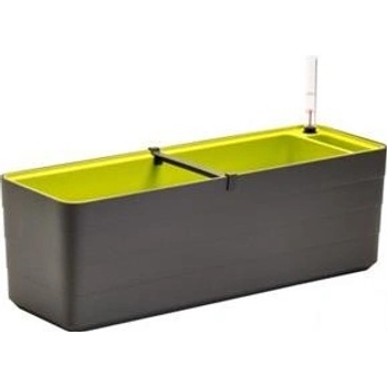 Plastia 1909748024 samozavlažovací truhlík Berberis 80 x 20 x 20 cm antracit + zelený