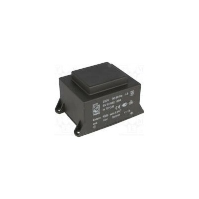 Transformátor zalévaný 33VA 230VAC 15V 2200mA PCB 800g