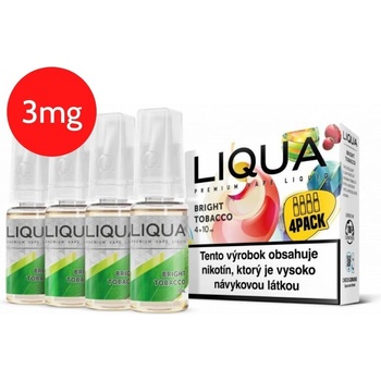 Ritchy Liqua Elements 4Pack Bright tobacco 4 x 10 ml 3 mg
