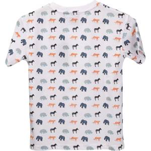 Trespass Юношеска тениска Trespass Safary Printed T-Shirt Juniors - White