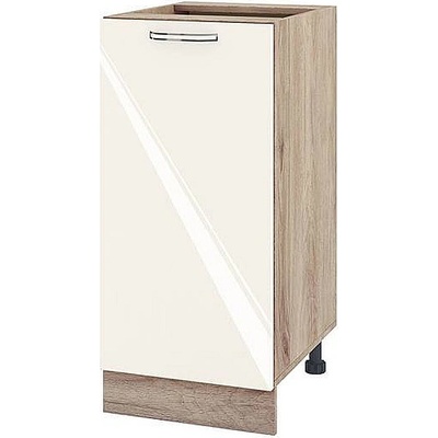 ИРИМ Долен кухненски шкаф Сити АРФ-Крийм гланц-11-21 40 см