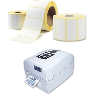 CDRmarket Самозалепващи етикети 40x20 мм, 2000 бр. , термо, ролка (D040x020/2000)