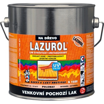 Lazurol Vonkajší podlahový lak S1020 2,5 l