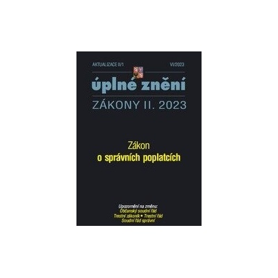 Aktualizace II/1 - Zákon o správních poplatích - Poradce s.r.o.