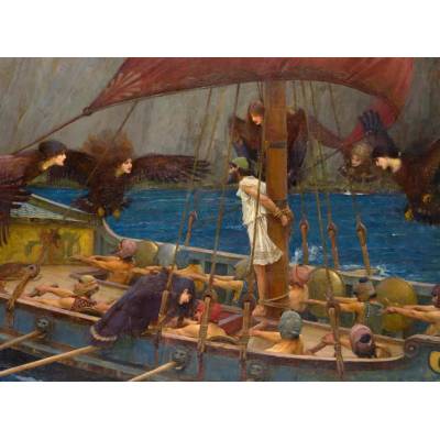 D-Toys - Puzzle Waterhouse: Ulysses and the sirens - 2 000 piese