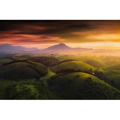 Plakát, Obraz - Dark atmosphere, evening time, sunset of, FRAME STUDIO, 40 × 26.7 cm