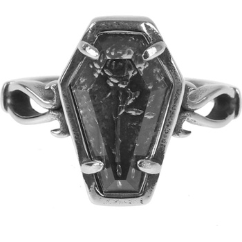 NNM пръстен Coffin With Flower - DZJZ032 прозрачен
