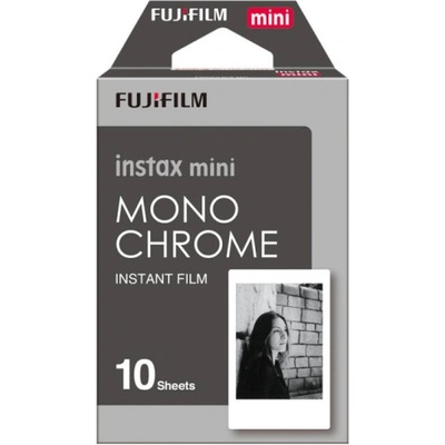 Fujifilm Моментен филм, Fujifilm Instax Mini, Черно-бял, 10 кадъра (70100137913)