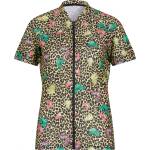 Gonso Дамска фланелка с къс ръкав за колоездене Gonso Women's Fernanda Cycling jersey - Leo / Butterfly Allover - размер 42 (EU) (156-1162-0115)
