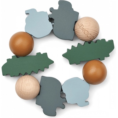 LIEWOOD Hračka do ruky Legend Garden green multi mix
