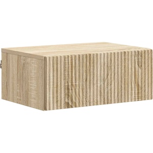 vidaXL Спален шкаф с монтаж на стена Дъб сонома 49 x 34, 5 x 20 см (898449)