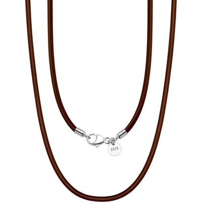 Bruno Kožená hnědá šňůrka 11205