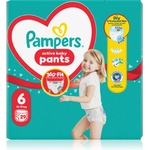 Pampers Active Baby Pants Size 6 еднократни пелени гащички 13-19 kg 29 бр
