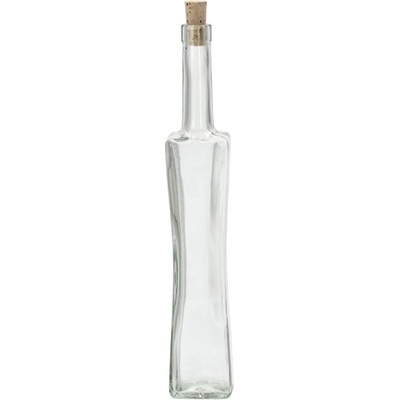 HOME Sklenená fľaša s korkom GRAN QUADRO 500ml