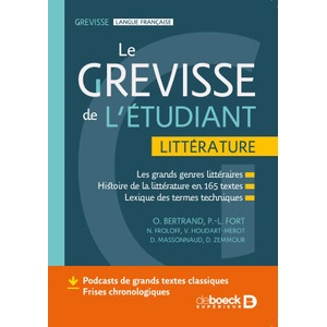 Le Grevisse de l'étudiant - Littérature (ISBN: 9782807323599)