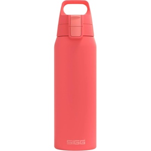 SIGG - Insulated drinking bottle - Thermos bottle Shield Therm One Watermelon - carbonated drinks - leak-proof - dishwasher safe - BPA-free - 90% recycled stainless steel - pink - 6218.30 (6218.30)