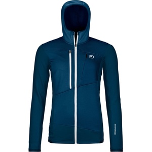 Ortovox Дамско вълнено яке Ortovox Women's Fleece Grid Hoody Fleece jacket - Deep Ocean (105-5183-0314)