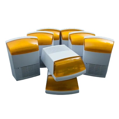 OEM BS1X8 Комплект 8 броя Външни Автономни Сирени 128dB с Тампер (BS1X8)