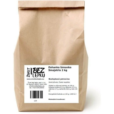 Život bez lepku Pohanka lámanka Šmajstrla 2 kg