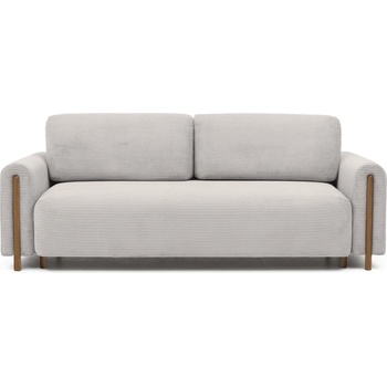 Eltap Бежов разтегателен диван с място за съхранение от рипсено кадифе 244 cm Arcadova - ELTAP (SO-ARC-OA-18JAR)