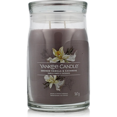 YANKEE CANDLE Signature Smoked Vanilla & Cashmere 567 g