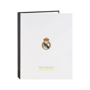 Real Madrid C. F Папка с пръстени Real Madrid C. F. Бял A4 26.5 x 33 x 4 cm