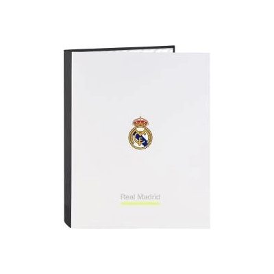 Real Madrid C. F Папка с пръстени Real Madrid C. F. Бял A4 26.5 x 33 x 4 cm