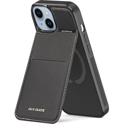 Кейс с отделение за карти Dux Ducis Rafi Mag за iPhone 15 Plus, черен (6934913024386)