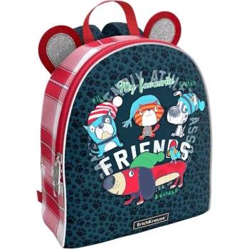 ErichKrause Малка детска раница ErichKrause EasyLine Animals 5 л, Adventure Friends