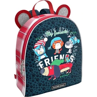 ErichKrause Малка детска раница ErichKrause EasyLine Animals 5 л, Adventure Friends