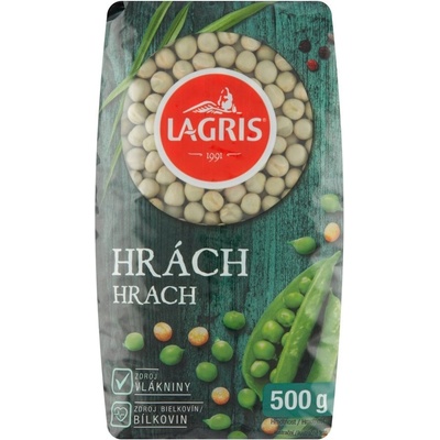 Lagris hrách zelený celý, 0,5 kg