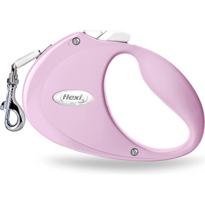 flexi Puppy - Автоматичен повод за подрастващи кучета със здрава 2 метра лента за кучета до 12 кг. - розов