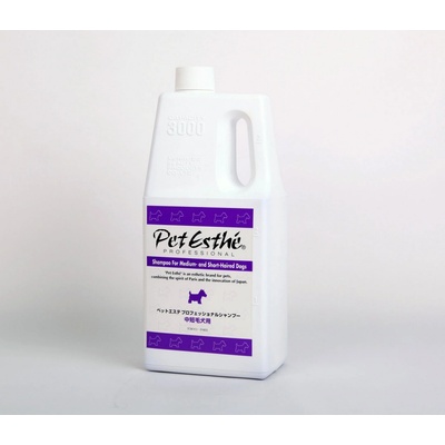 PetEsthé Professional Šampon pro krátkou a středně dlouhou srst 3 l