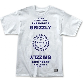 Grizzly Mirrored Tee white