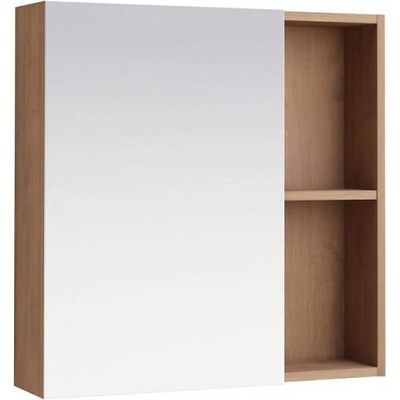 Inter Ceramic Огледален шкаф за баня DI LEGNO 6060-14, Inter Ceramic, LED осветление, PVC, 60х60х14см (6060-14)