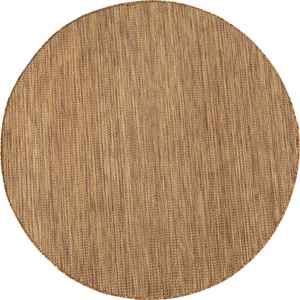 Ayyildiz Кафяв кръгъл килим за открито и закрито ø 80 cm Mira 1450 - Ayyildiz Carpets (MIRA80801450BROWN)