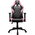 COUGAR chair Armor Elite Eva / Pink (CGR-ELI-PNB), Breathable Premium PVC Leather, Steel frame, Unparalleled Comfort, Adjustable Design, 2D Adjustable armrest. Recliner system 90°~160° (CGR-ARMOR ELITE-P)