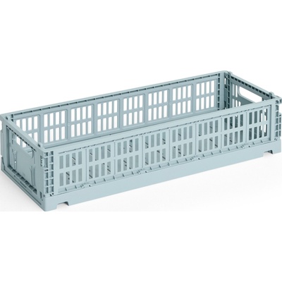 Hay Colour Crate Mini Oblong Касетка за съхранение, сиво-син (AE358-B008-AF89)