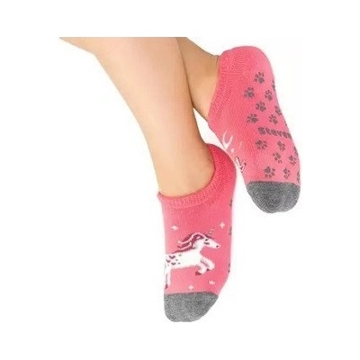 Detské protišmykové ťapky Unicorn ružová