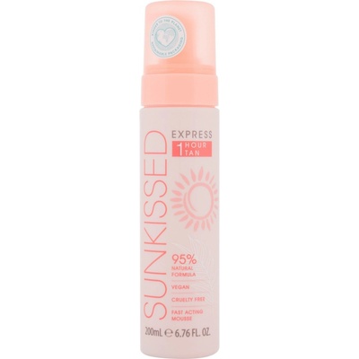 Sunkissed samoopalovací pěna pro rychlé opálení Express (1 Hour Tan) 200 ml