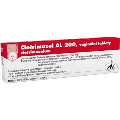 Clotrimazol AL 200 tbl.vag.3 x 200 mg