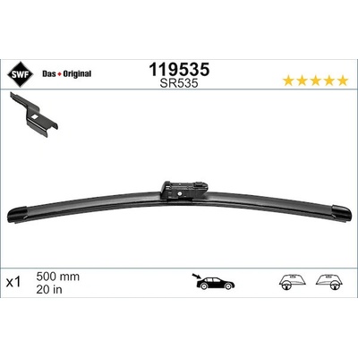SWF Visioflex Rear 500 mm 119535