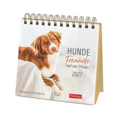 Hunde Premium Postkarten Freunde auf vier Pfoten; mit 53 Postkarten 2027