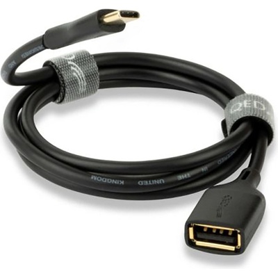 QED Кабел QED Connect USB C(M)-A(F) - 0.75м (QE8194)