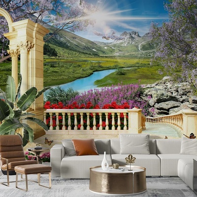 Art gift Фототапет - Тераса към планината