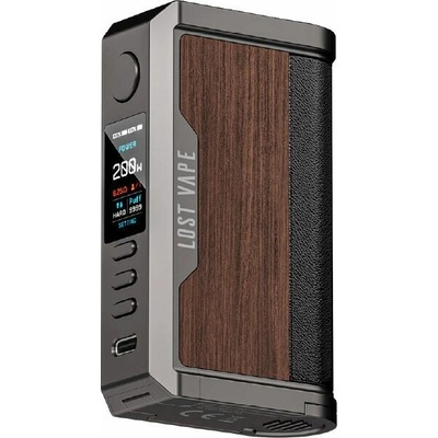 Lost Vape Centaurus Q200 200W Mod Gunmetal Walnut Wood
