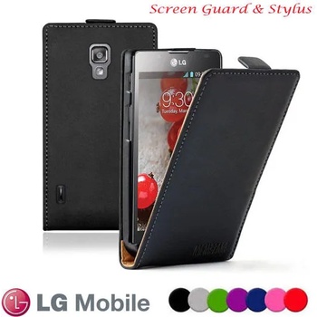 Image 1 of LG Optimus L7 II Dual P715 Флип Калъф + Протектор и Стилус